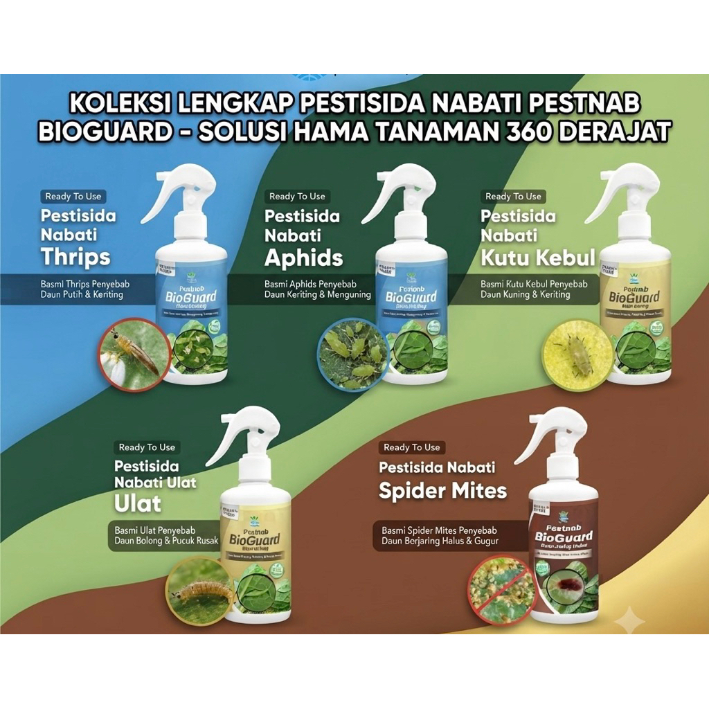 PESTISIDA NABATI SPIDER MITES,PESTISIDA NABATI APHIDS.PESTISIDA NABATI BIO GUARD,PESTISIDA NABATI| N
