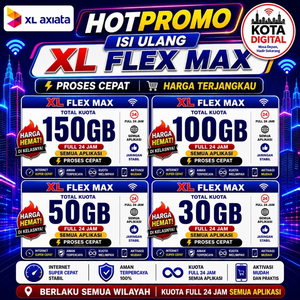 KUOTA XL AXIATA FULL TERMURAH