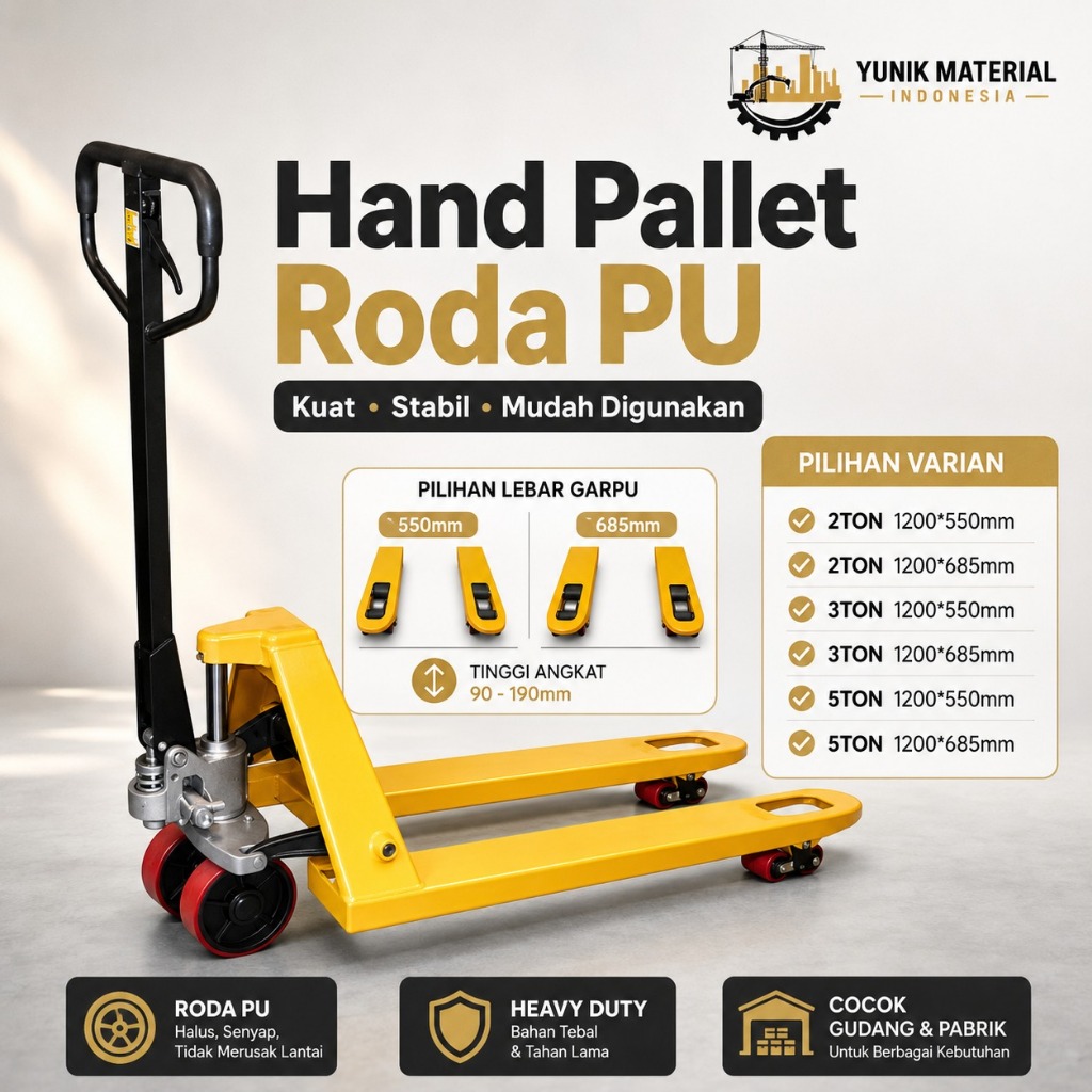 Hand Pallet Roda PU