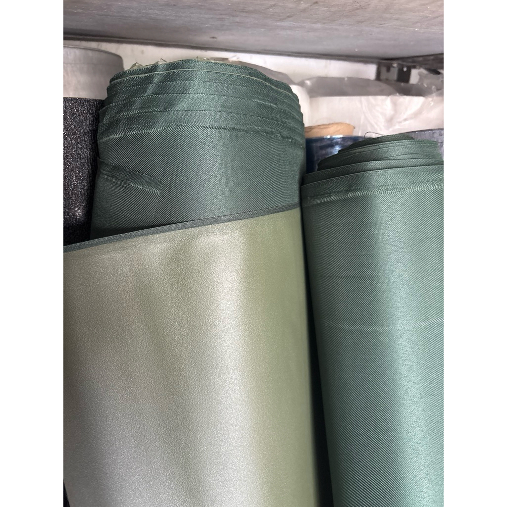 Terpal CV Terpal Kanvas PVC Asia Plast Hitam Hijau