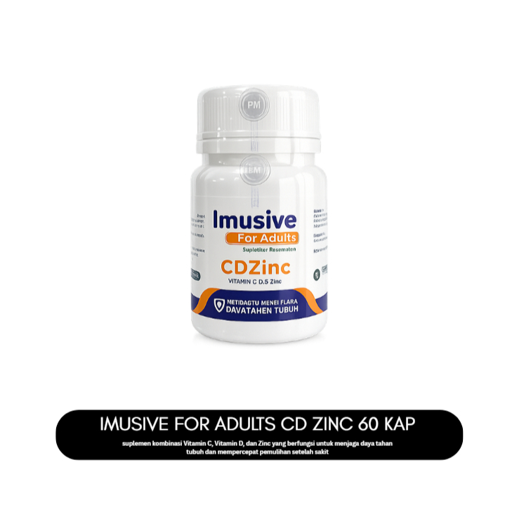 Imusive For Adults CD Zinc isi 60 Kapsul