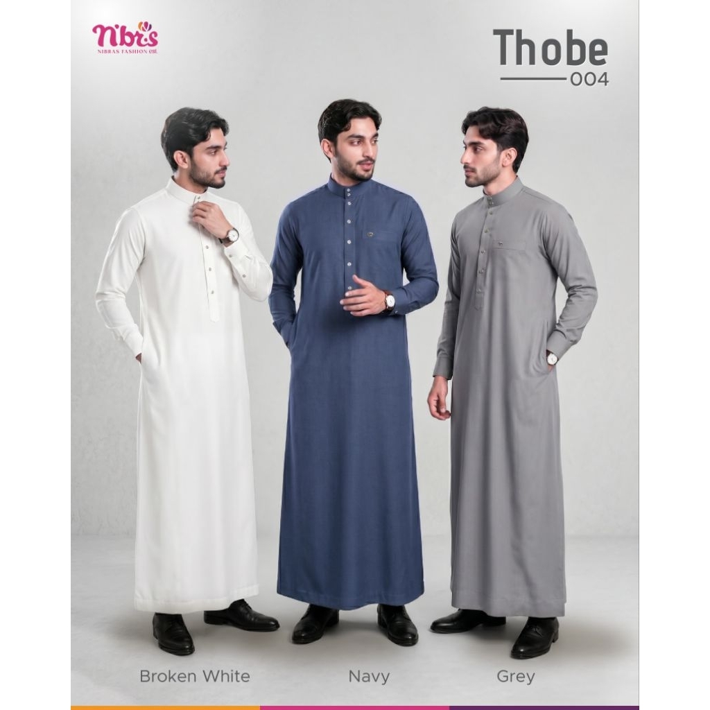 GAMIS COWOK NIBRAS THOBE 004 BAHAN HARAMAIN INTERCOOLER