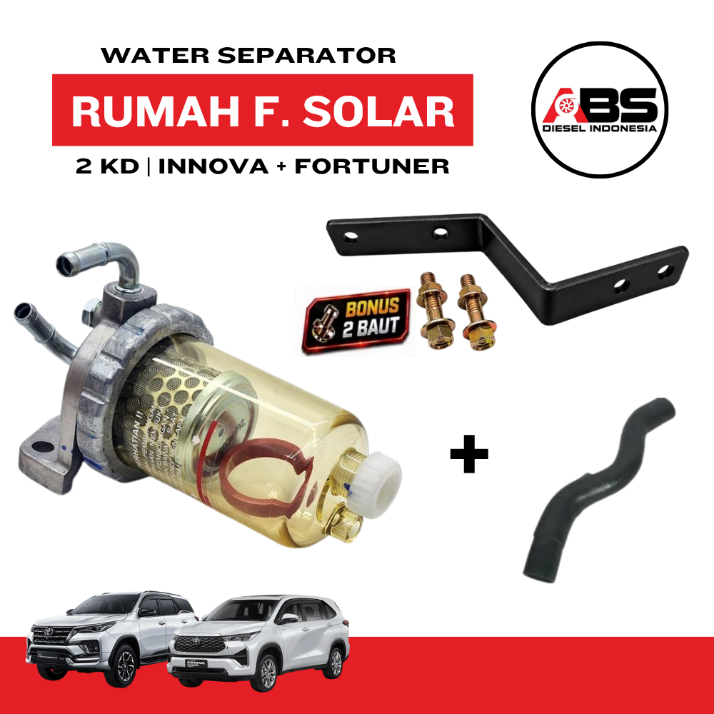 Filter Solar Water Separator Filter Solar Pemisah Air & Kotoran | Saringan Solar Mobil Diesel