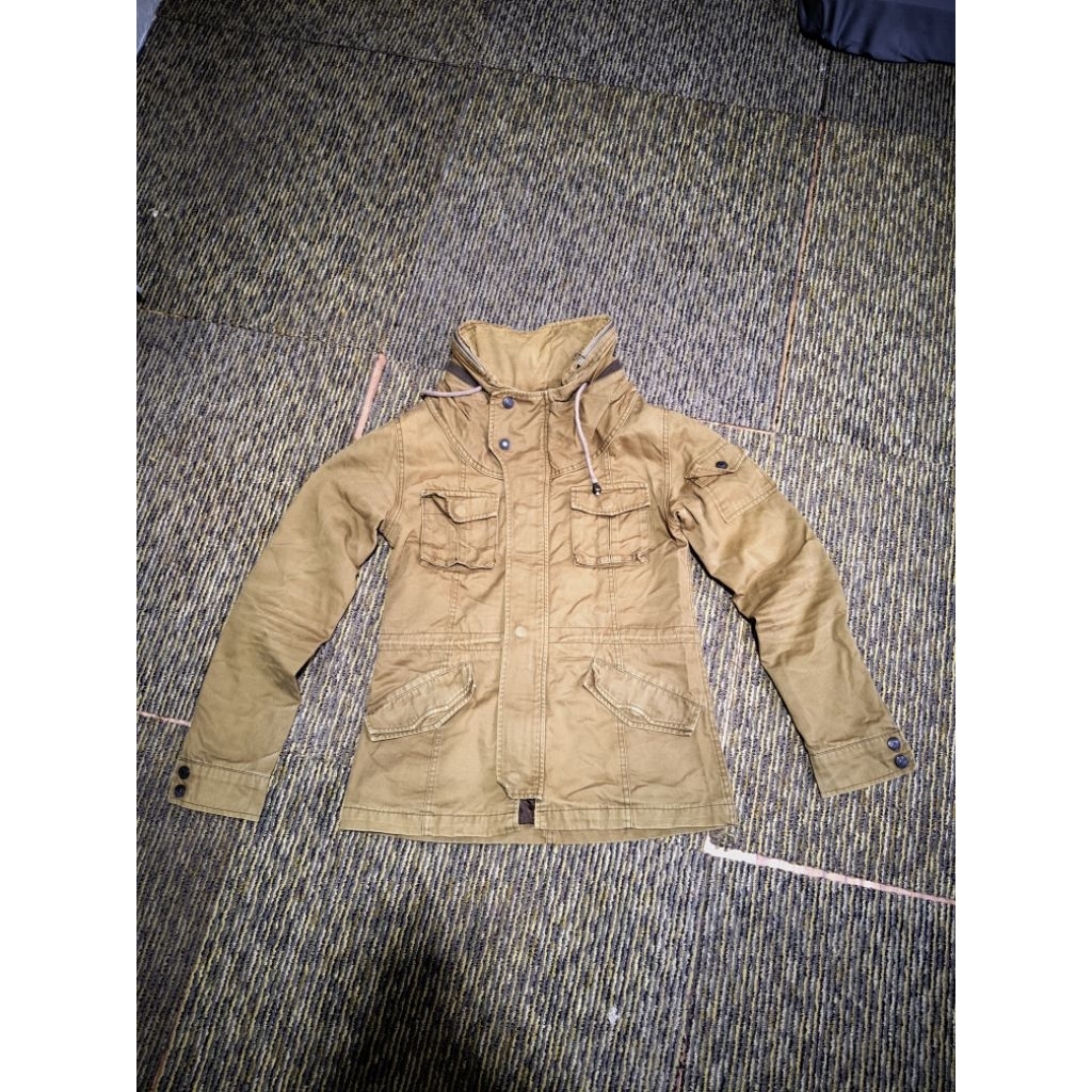 jaket model m65 army kecoklatan