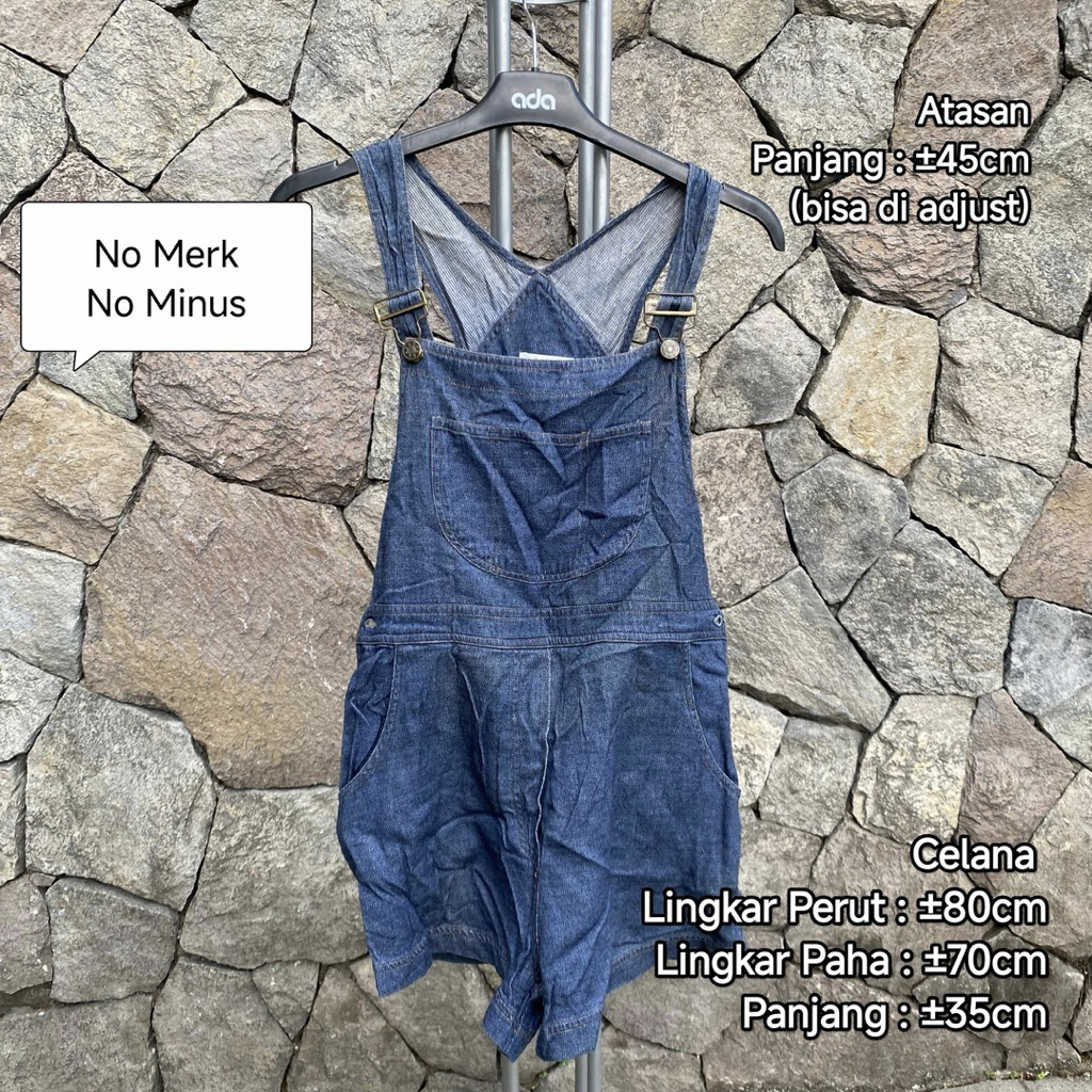 Baju Monyetan Jeans Wanita - Preloved