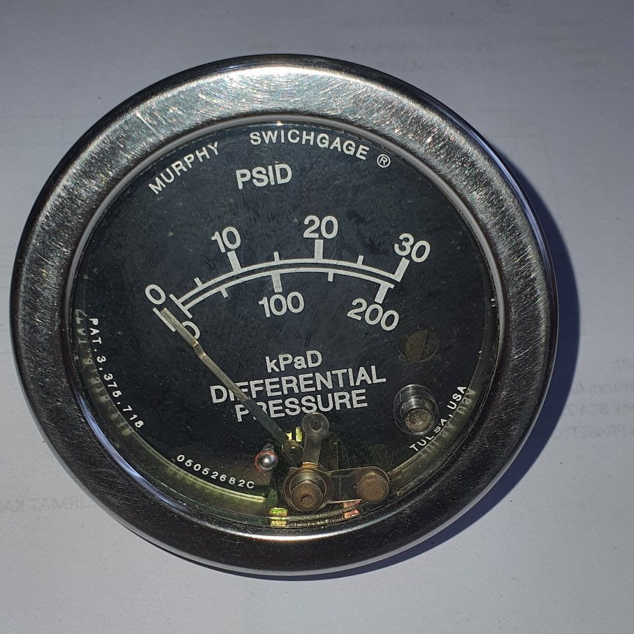 Murphy 25DP-30 Pressure Swichgage 30 PSI