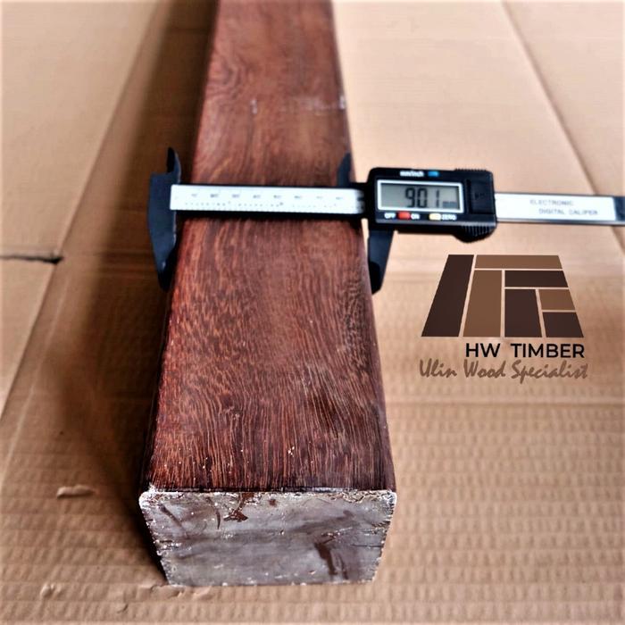 Balok Kayu Ulin Kalimantan 9CM x 9CM x 100CM