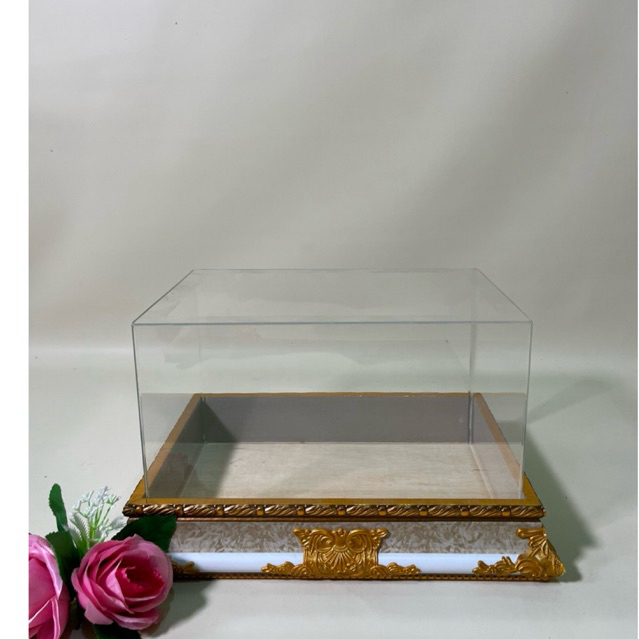 BOX HANTARAN KEMBANG SUDUT PREMIUM|BOX HANTARAN PERNIKAHAN | BOX SESERAHAN AKRILIK TERLARIS