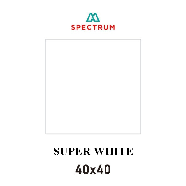 Keramik Mulia Spectrum 40x40 Super White