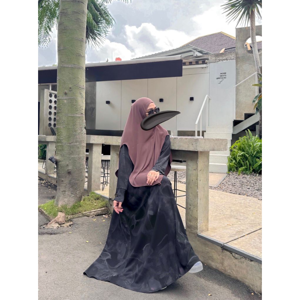 GAMIS GHAIDA SERIES BY ZAFEETRI (GAMIS SAJA) // GAMIS SYARI ROYAL ARABIAN MOTIF PRINTING
