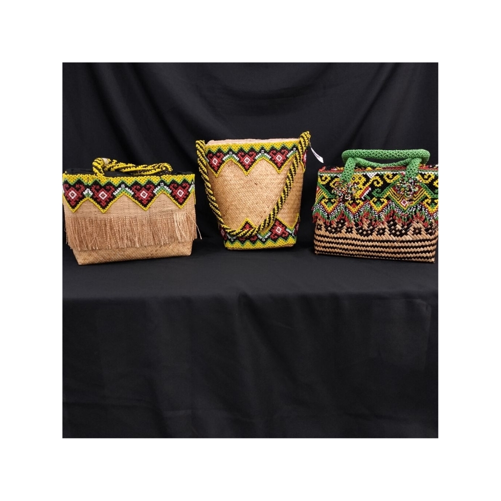 TAS ROTAN MANIK CANTIK KHAS KALIMANTAN,TAS ANYAM ROTAN MANIK KALIMANTAN