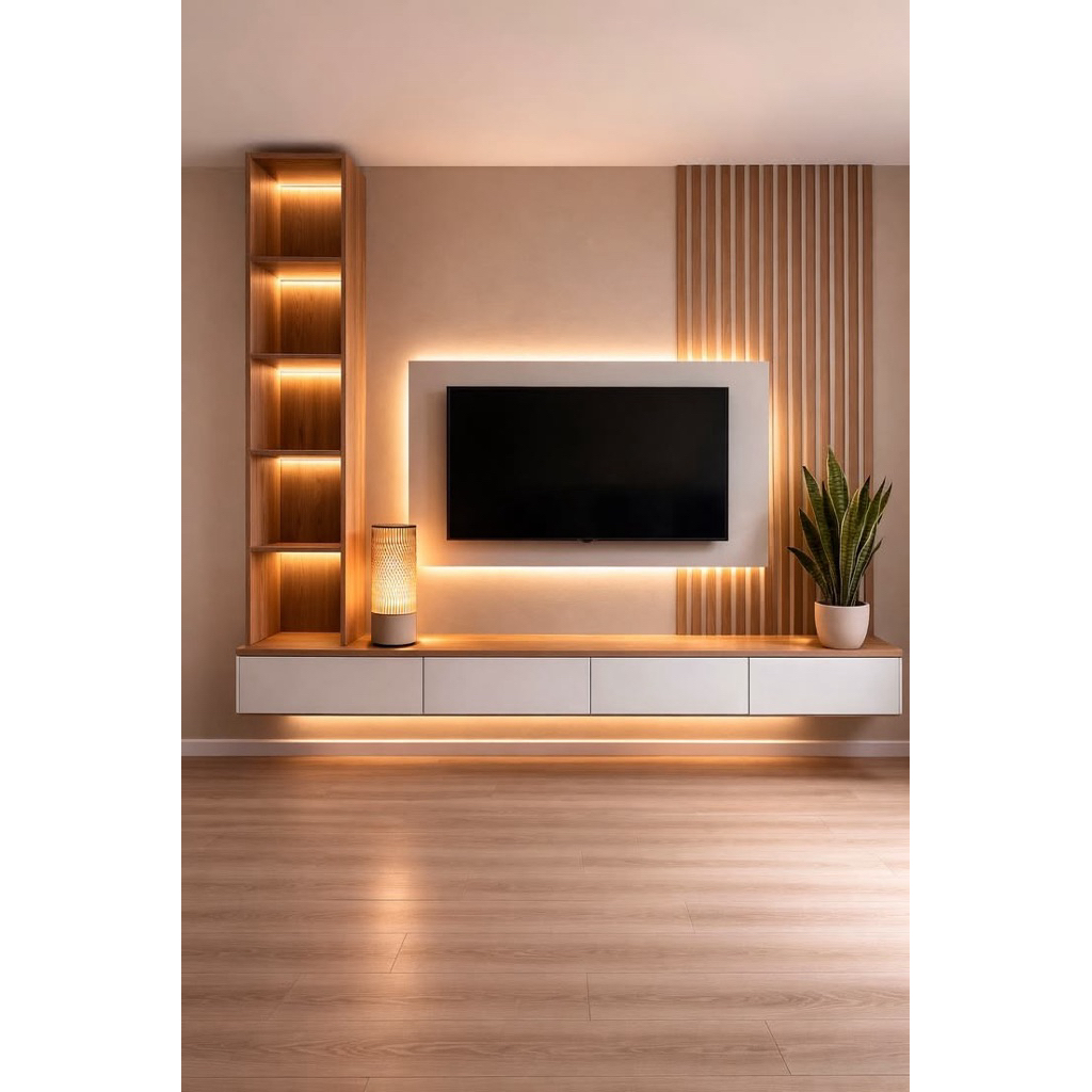 Backdrop TV Minimalis Modern