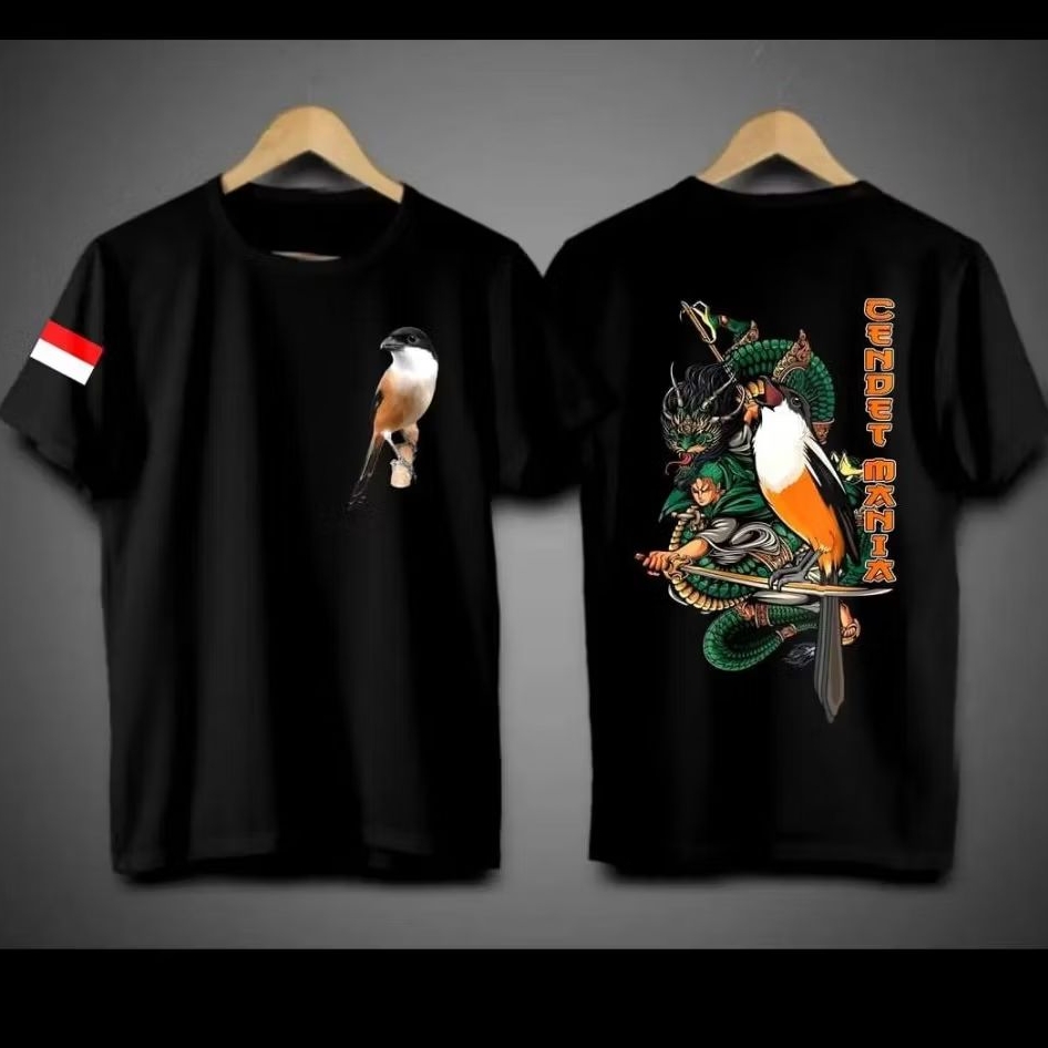 Kaos Viral Cendet Mania Tshirt Distro Viral Bahan Katun