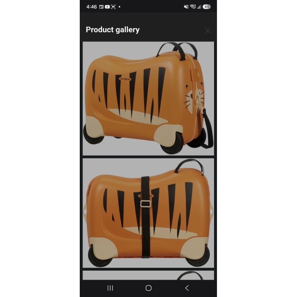 preloved: Koper Samsonite / American tourister (tiger)