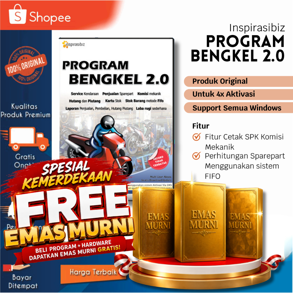 Program Bengkel | Program Bengkel 2.0 | Program Kasir Bengkel |  Software Bengkel | Software Bengkel