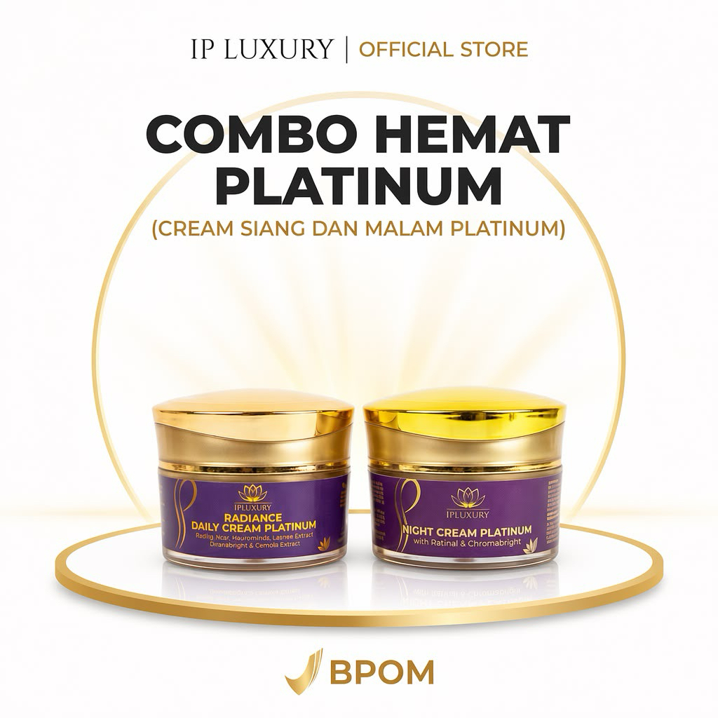 CREAM SIANG MALAM PLATINUM IP LUXURY SKIN
