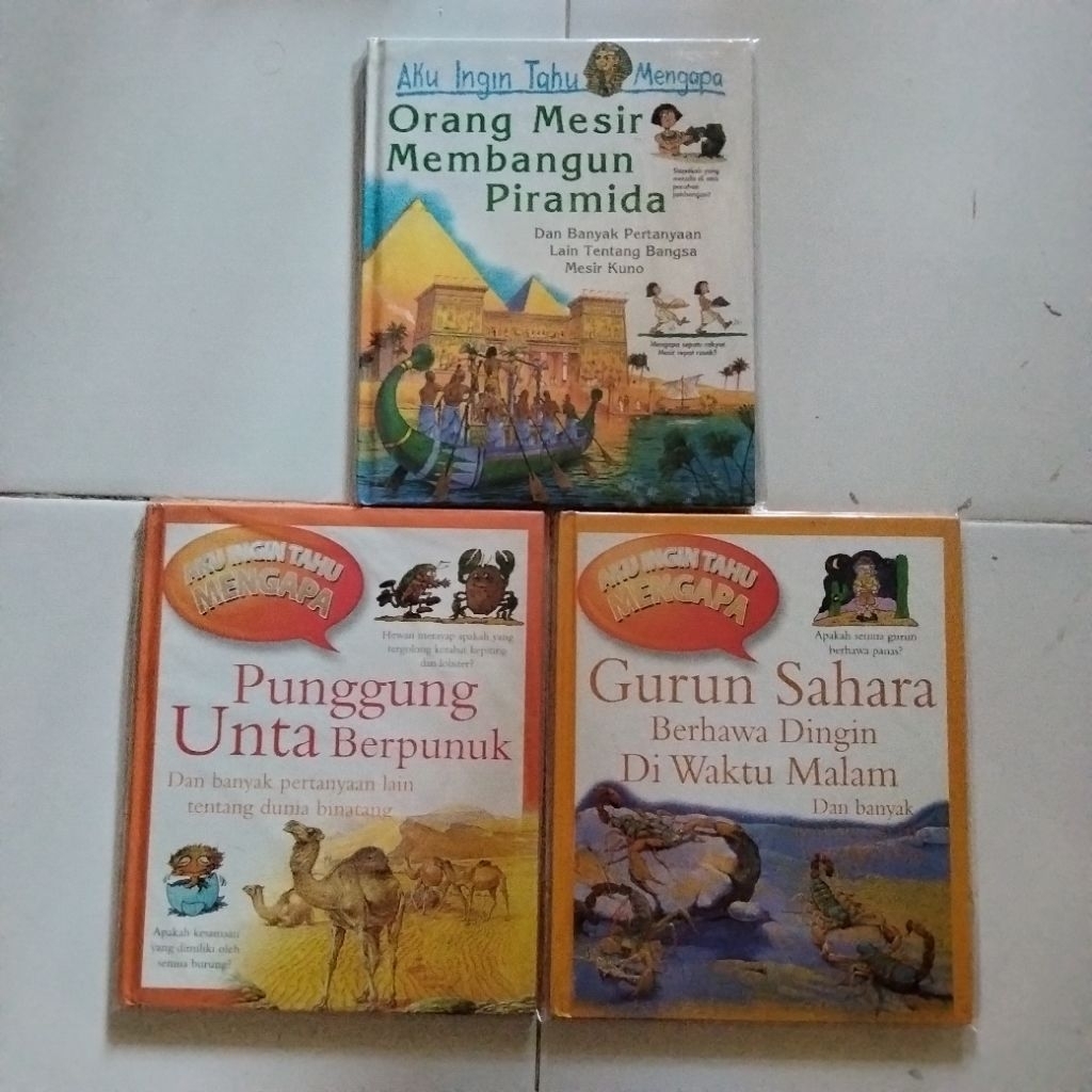 Paket Aku Ingin Tahu Mengapa - Grolier - Hardcover - Satuan