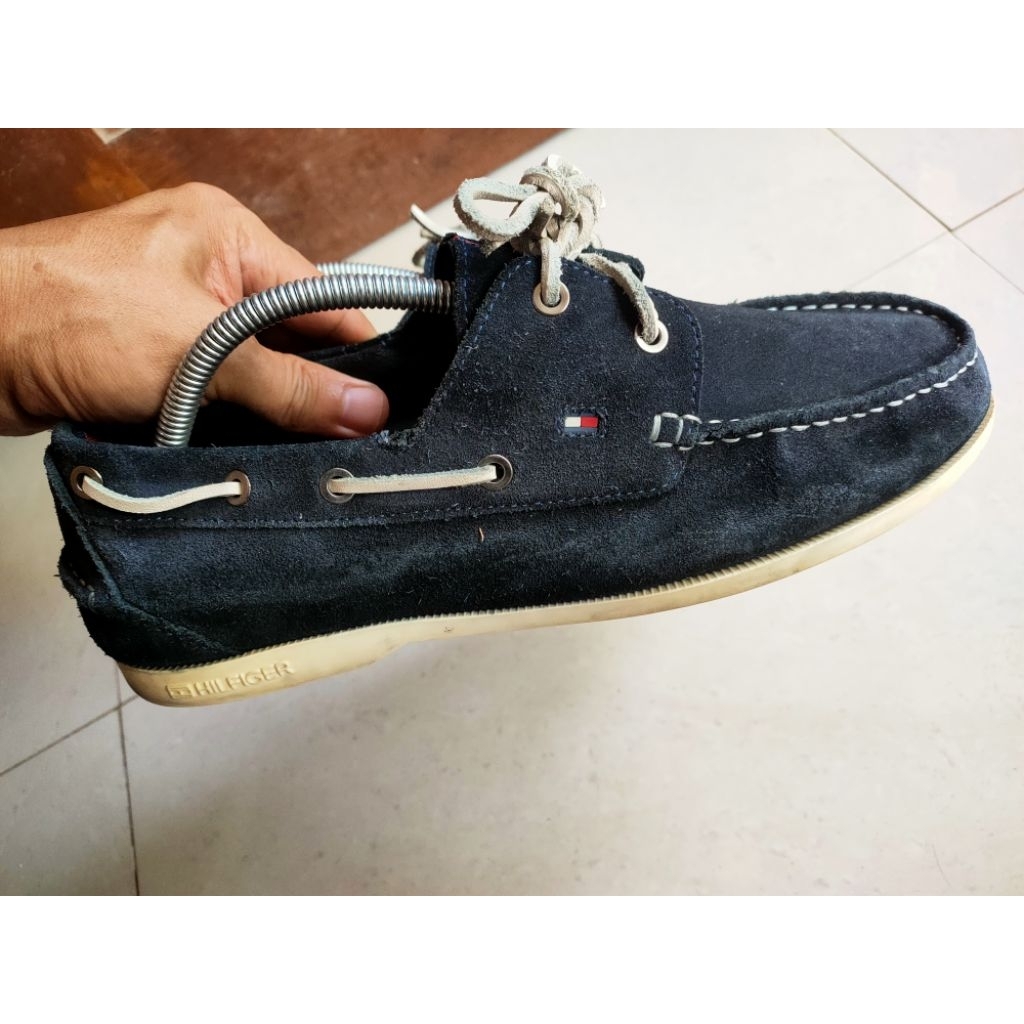 Sepatu Loafers Tommy Hilfiger sz 43 warna navy (2nd)