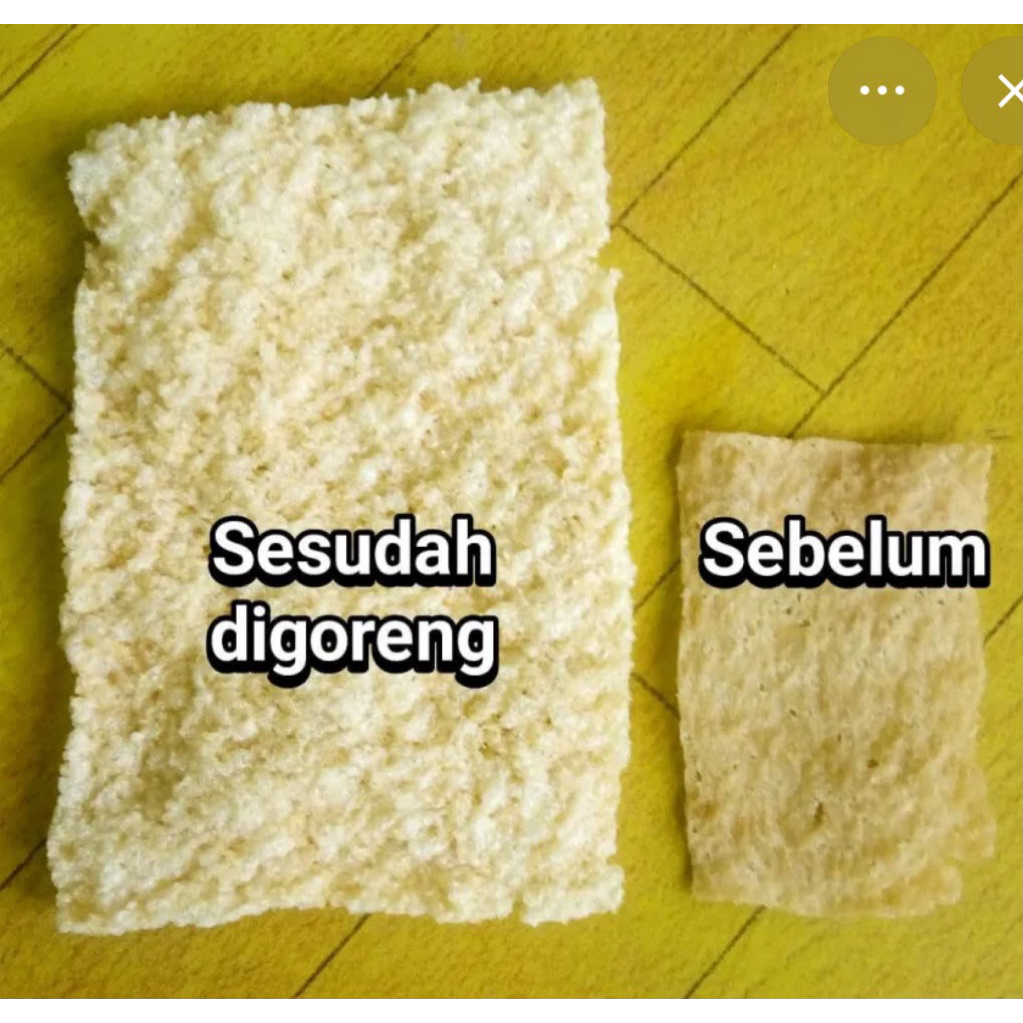 Krupuk puli bawang mentah khas madiun /krupuk puli mentah
