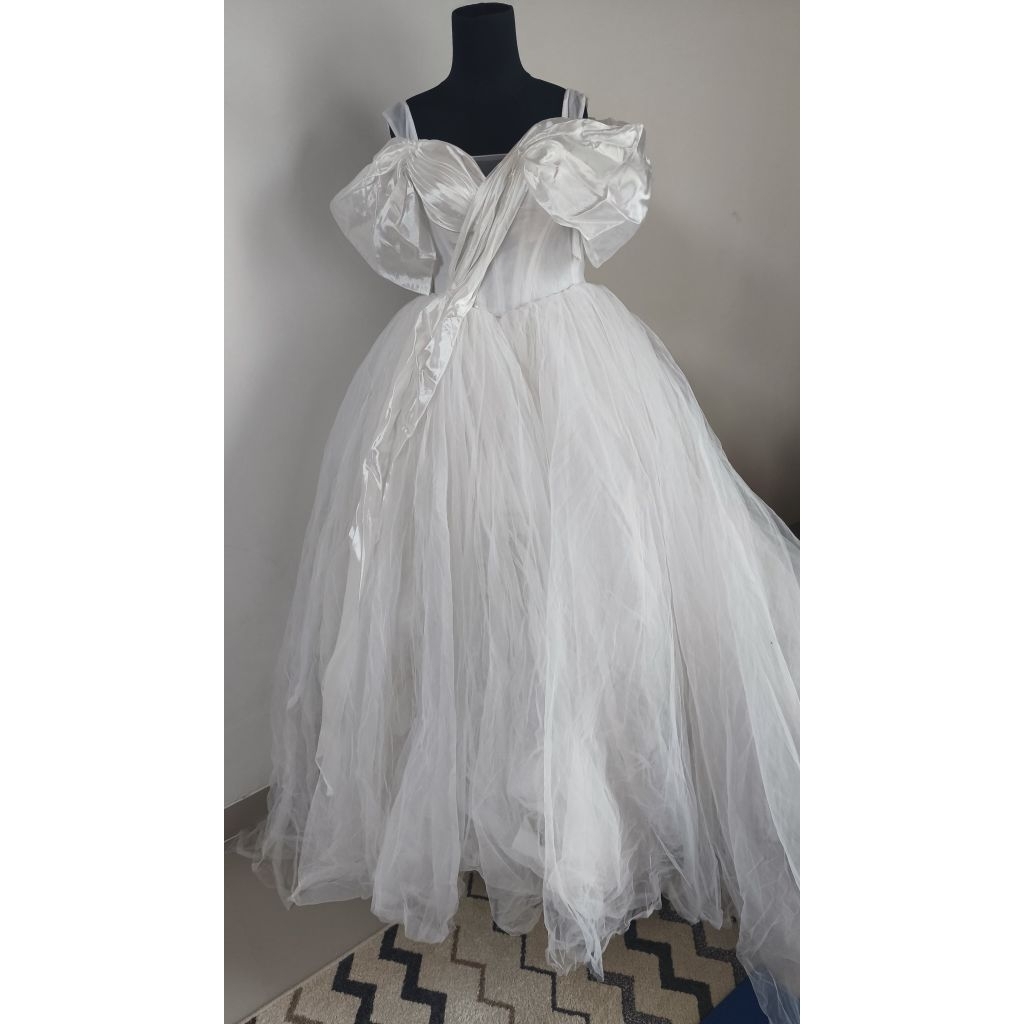 Wedding Dress putih second Korean style
