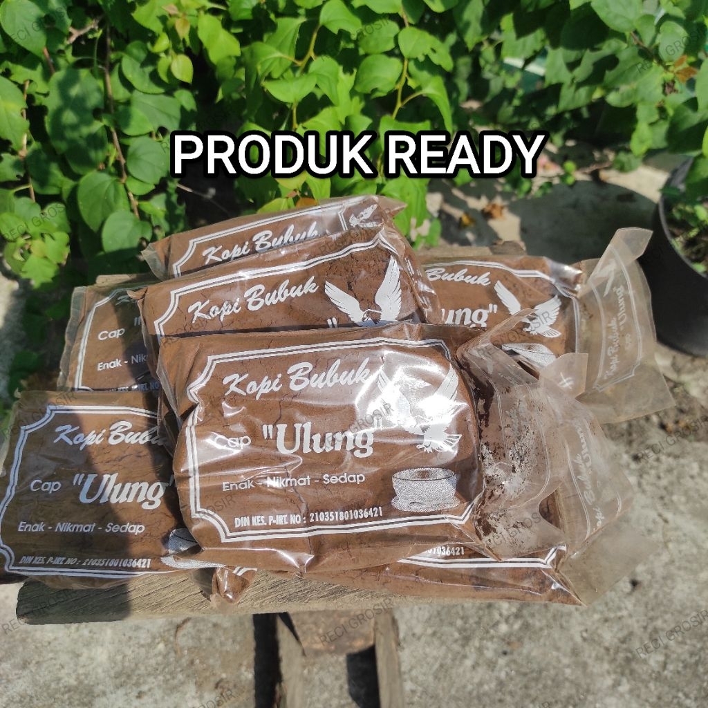 Kopi Bubuk Hitam Cap "Ulung"