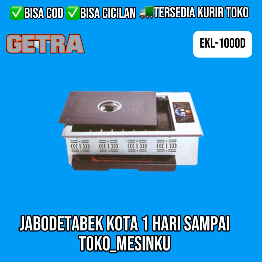 KOMPOR YAKINIKU GETRA EKL 1000D KOMPOR LISTRIK BBQ YAKINIKU JEPANG