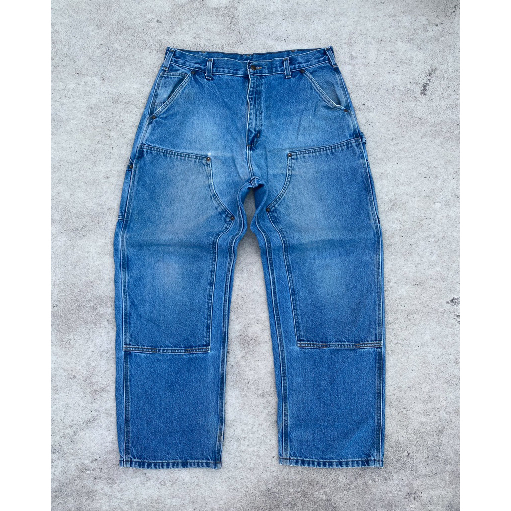 Carhartt B73 DST Double Knee Carpenter Jeans - DarkStone