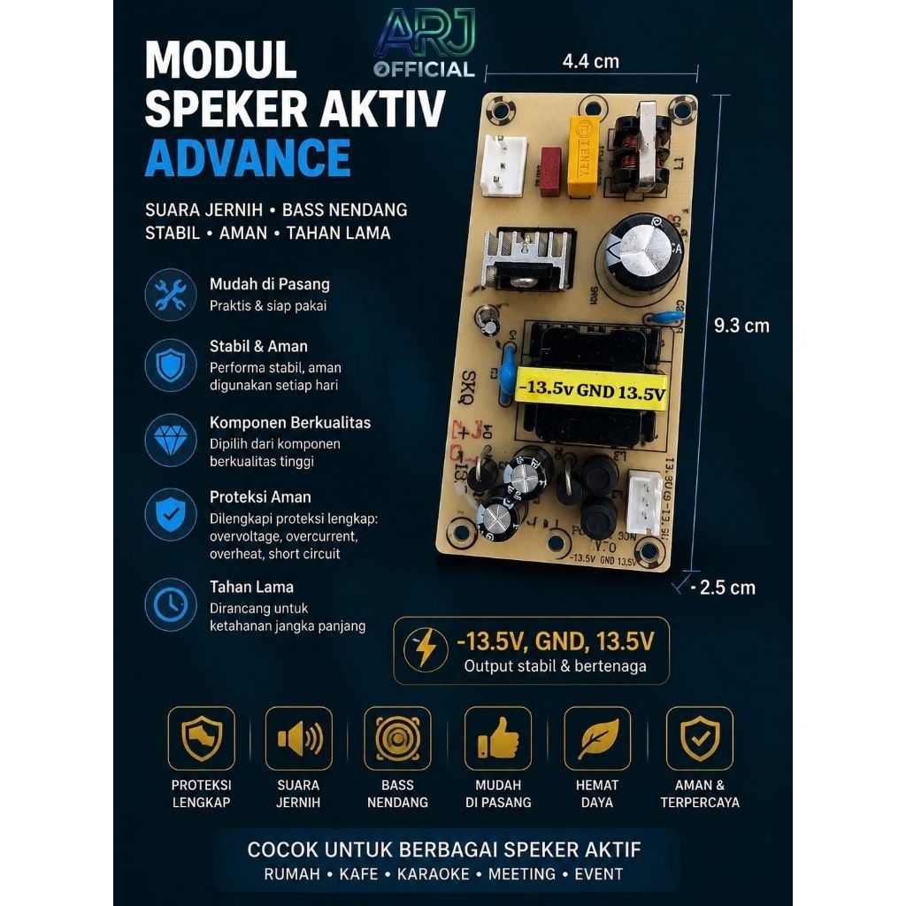 power suplai supply speaker advan ADVANCE M310BT M340BT