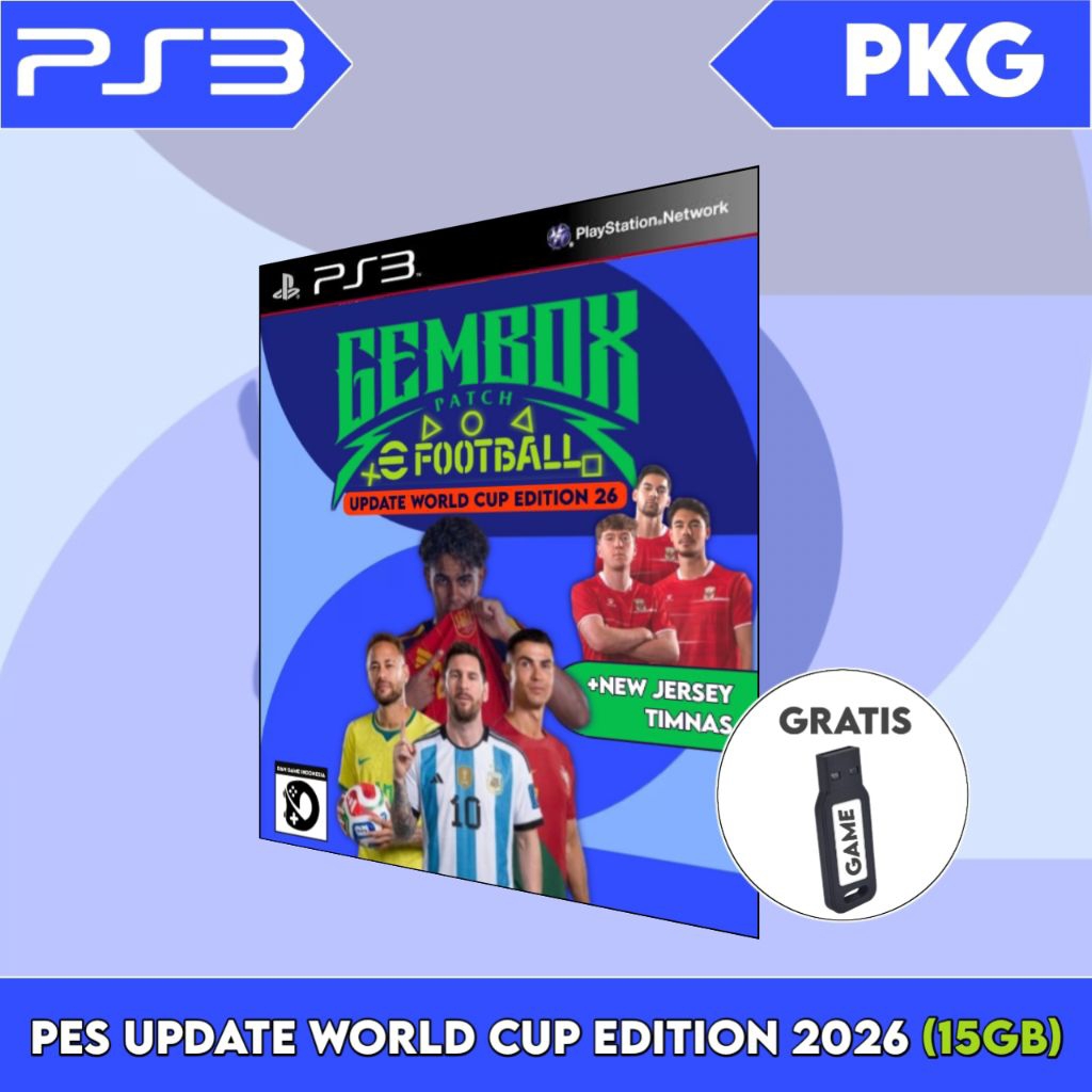 GAME BOLA PS3 GEMBOX PATCH WORLD CUP 2026 EDITION (PS3)