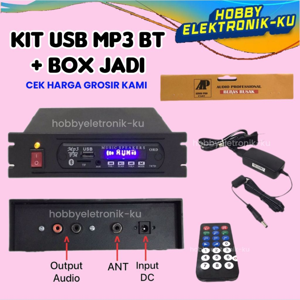 KIT USB MP3 BLUETOOTH + BOX JADI