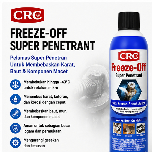 CRC Freeze Off Super Penetrant 05002 |Pelumas Penghilang Karat