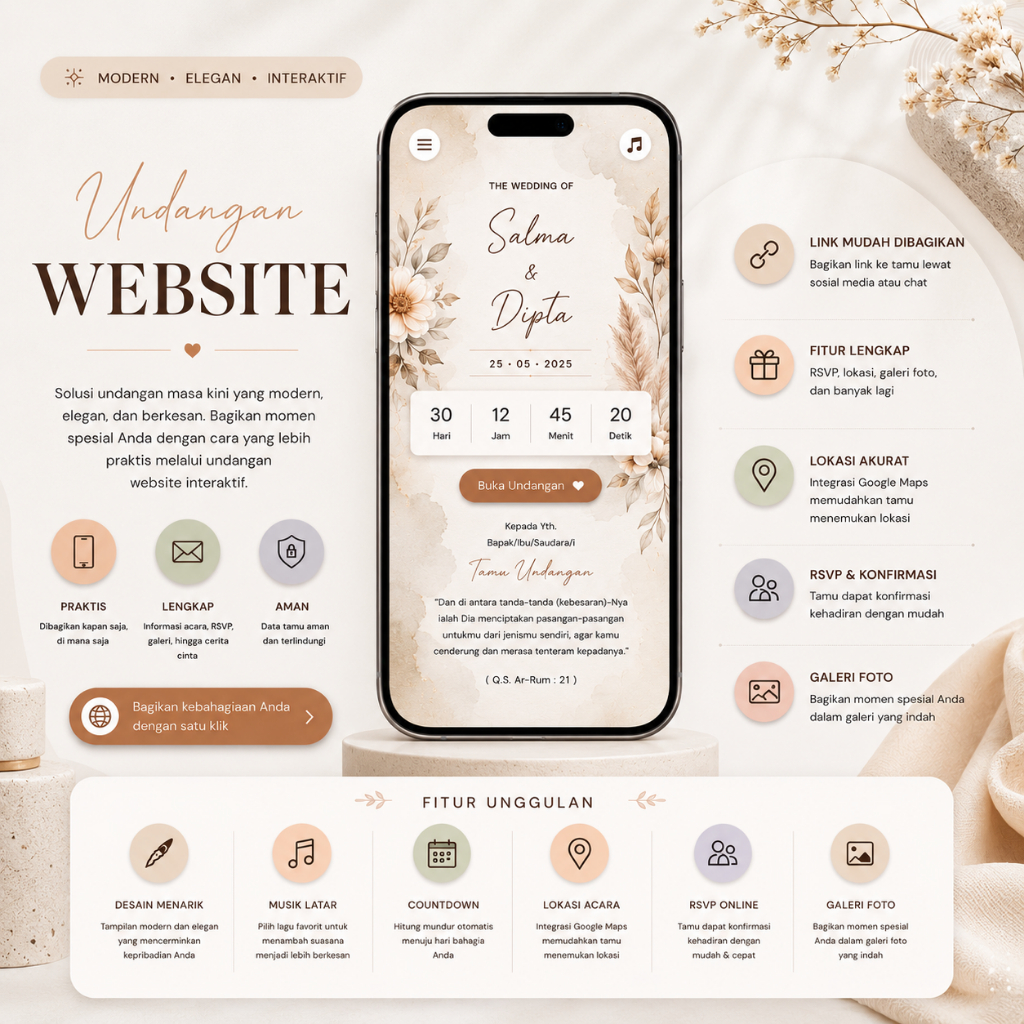 Undangan Digital Pernikahan Web