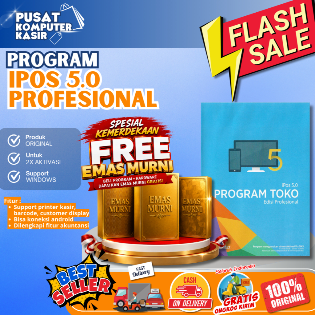 Program Kasir Toko IPOS 5 Profesional | Program Kasir IPOS 5 | Program Kasir Toko Sembako | Program 