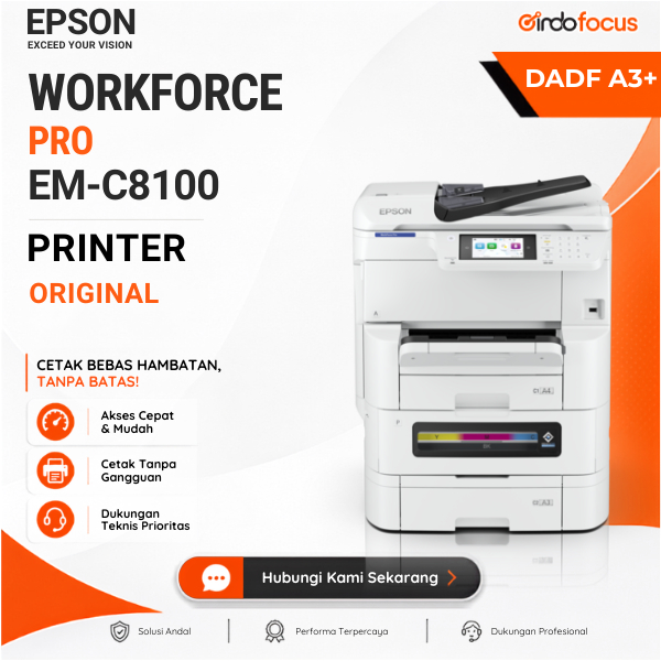 Epson WorkForce Pro EM-C8100 A3 Multifungsi Printer - PrecisionCore