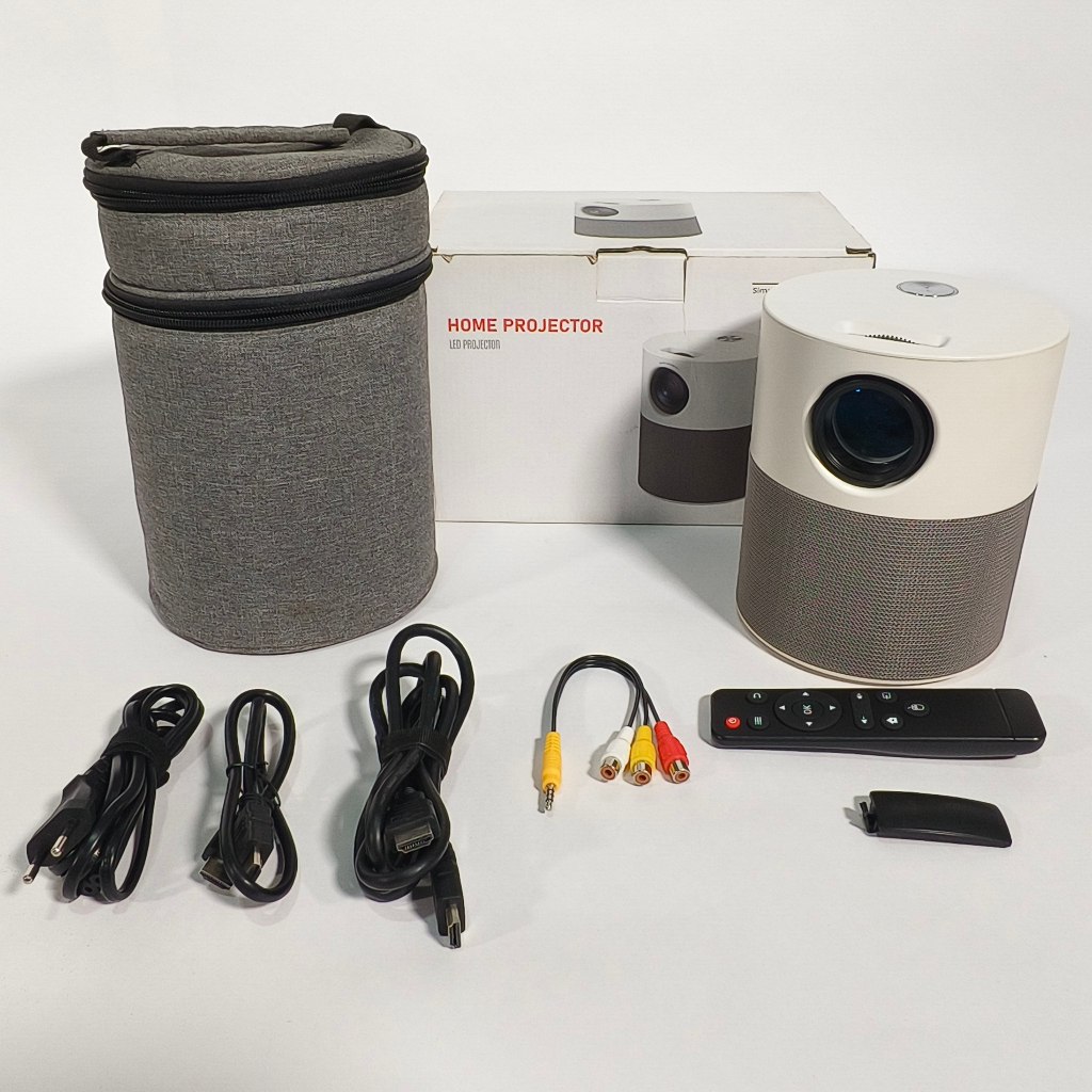 AUN ET40S Proyektor Mini Portable Home Projector Android 9.0 1080P Full HD 4000 Lumens | Bekas Secon