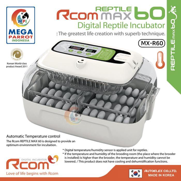 DISKON Rcom Reptil Inkubator MAX60 Reptile Incubator MX-R60 Alat Tetas Reptil