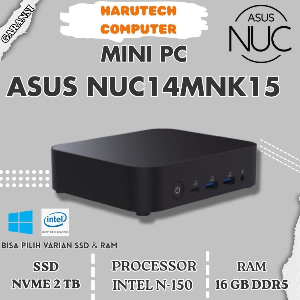 MINI PC INTEL NUC PRO / ASUS NUC PRO INTEL CELERON N150 FULLSET WIN11 +RAM +SSD |ASUS NUC14MNK15