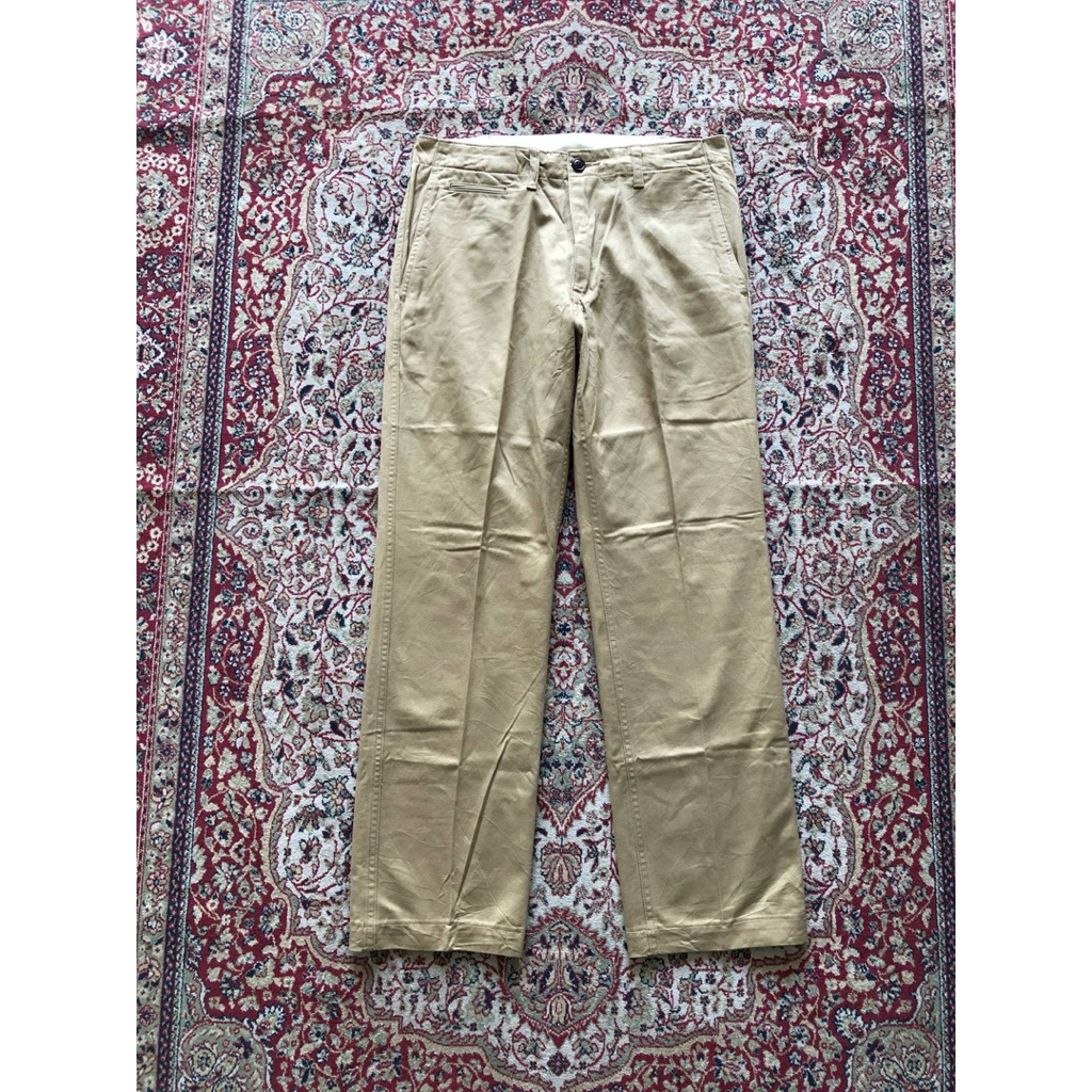 Celana Uniqlo regular fit vintage chino work pants Hi745