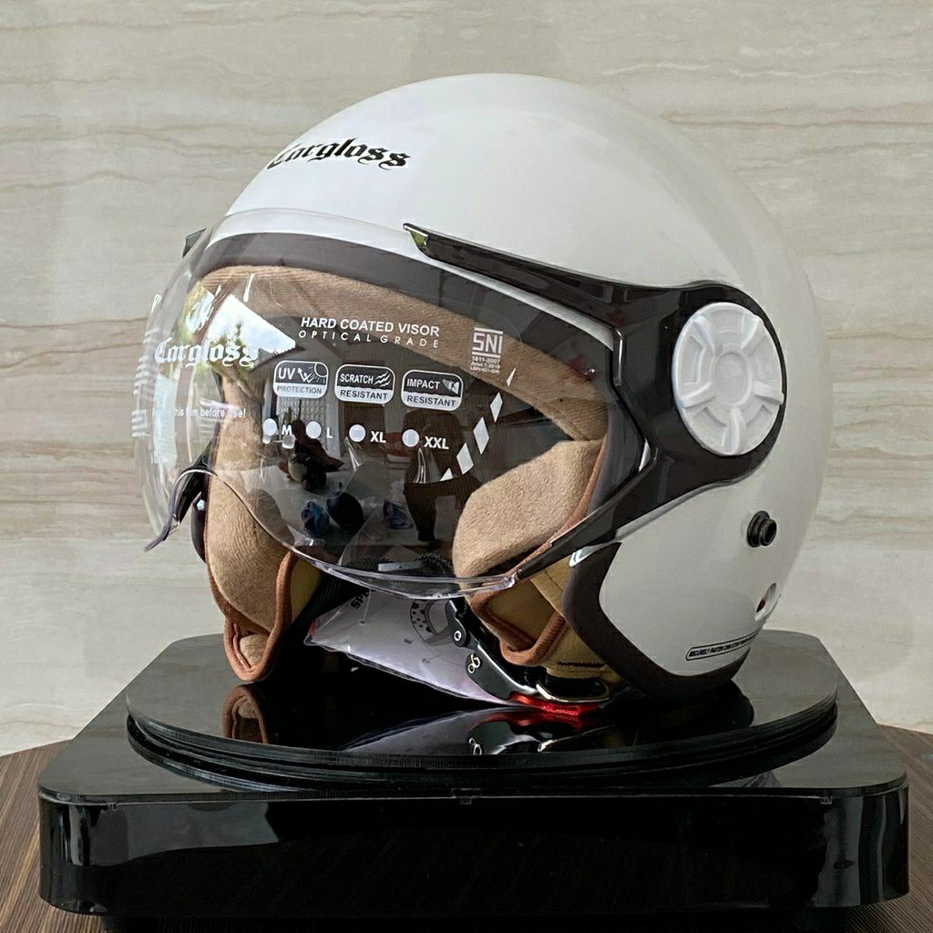 Helm Original Vry Model Hijab Premium Pria Wanita SNI