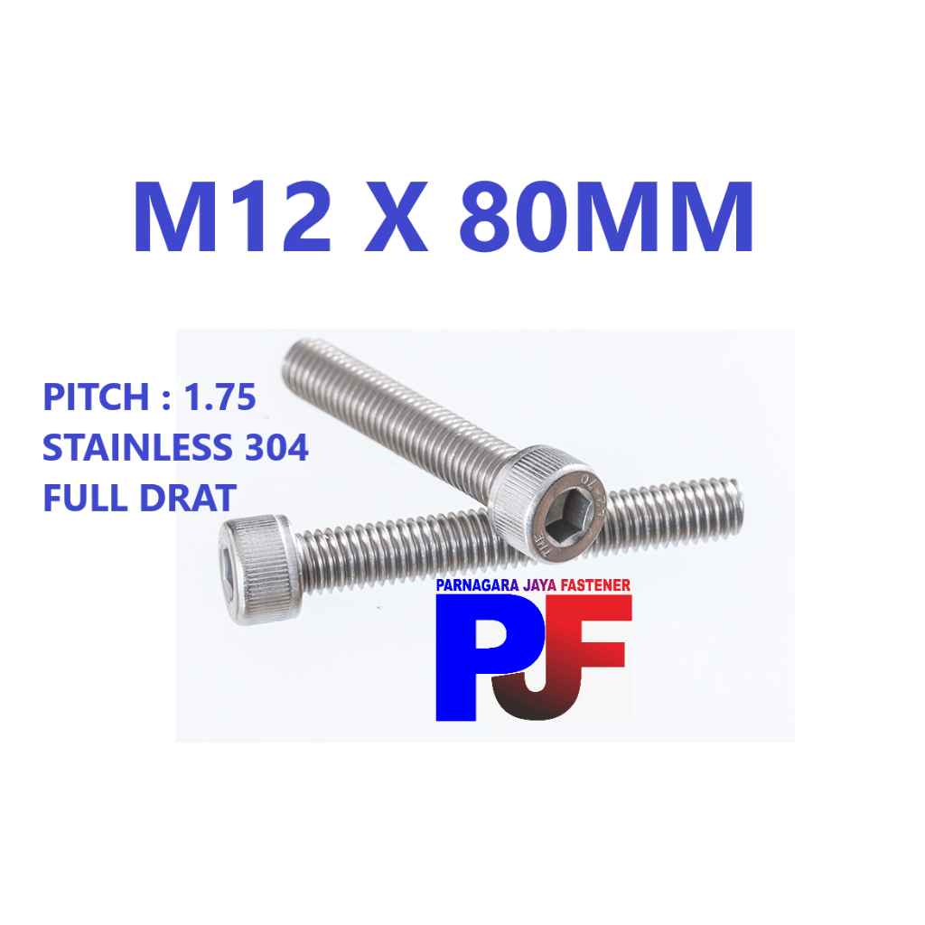 Baut L Stainless M12 x 80 / Baut L Stainless 304