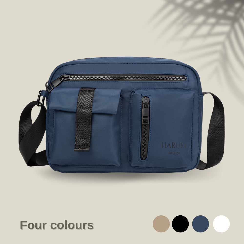 Haruki Tas Selempang Savvy - Sling Bag Tas Wanita Shoulder Bag Tas Outdoor Blue - By Navy Club