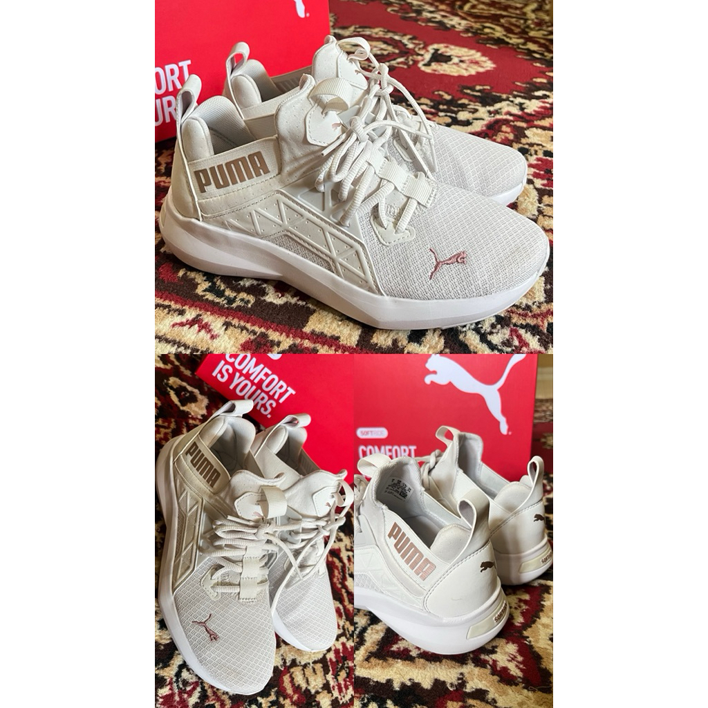 PUMA SOFTRIDE SILVER GREY ROSEGOLD