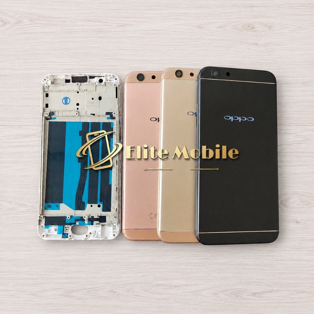 Casing Kesing Full Set Oppo F1S Backdoor + Frame Lcd Cesing Housing Fulset + Tombol