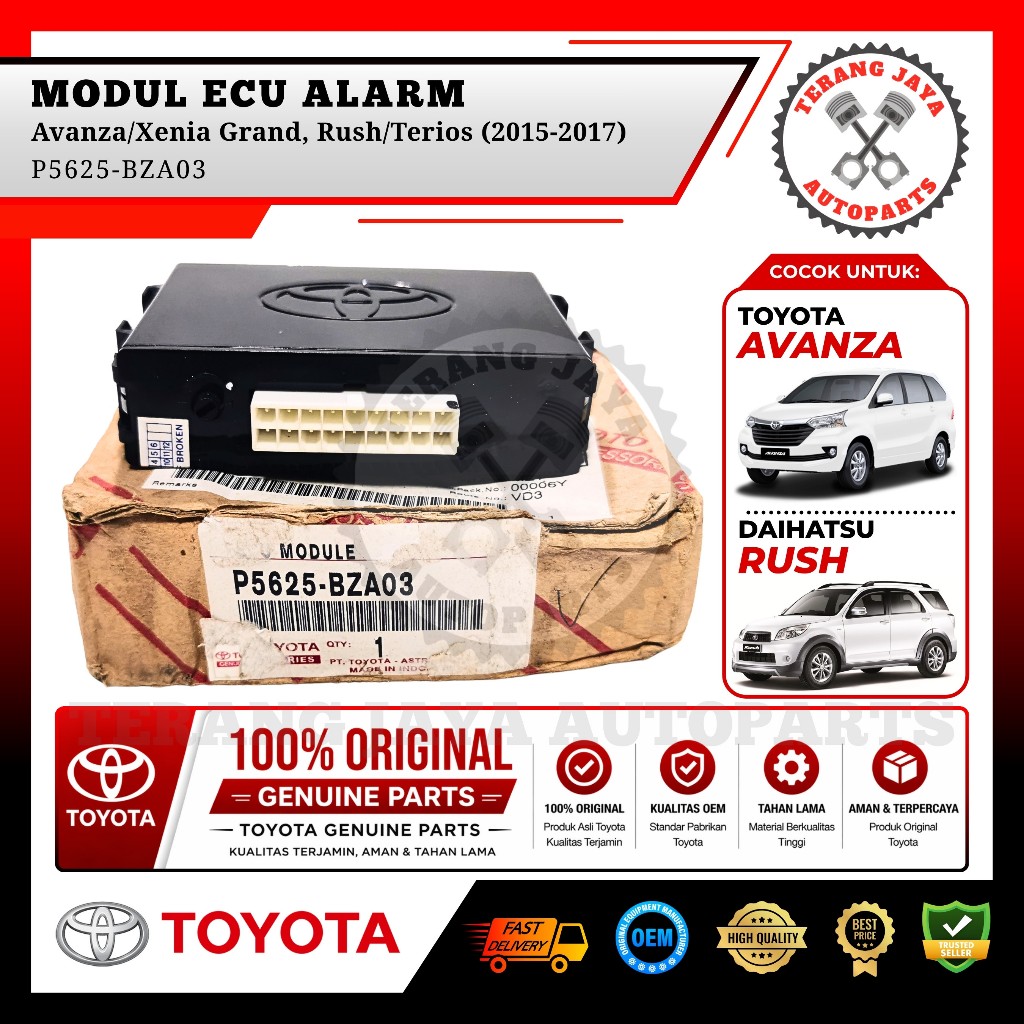 Modul ECU Alarm Avanza/Xenia Grand, Rush/Terios (2015-2017) P5625-BZA03 ASLI