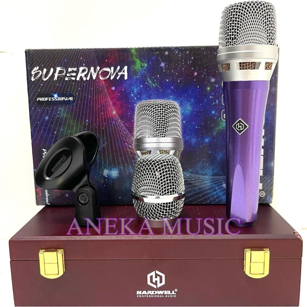 Mic Kabel Hardwell Supernova Ungu Original kabel mic hardwell supernova