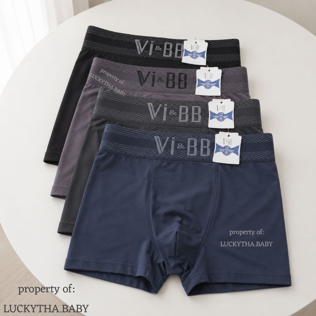 HOT GROSIR 6PC- CD BOXER PRIA VI&BB SEAMLESS / CELANA DALAM BOXER VIBB / MR DAX PRIA COWO KEREN/ CD
