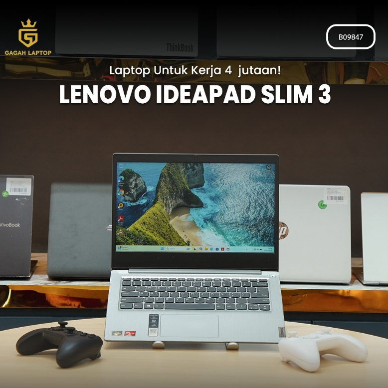 LENOVO IDEAPAD SLIM 3/ AMD Ryzen 3 4300U/ 8GB/ SSD 512GB (B09847)