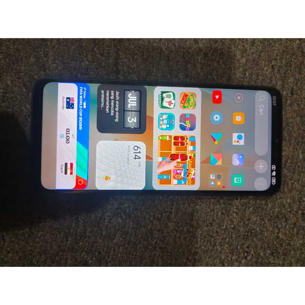 HP REDMI C12. RAM 4 INTERNAL 128