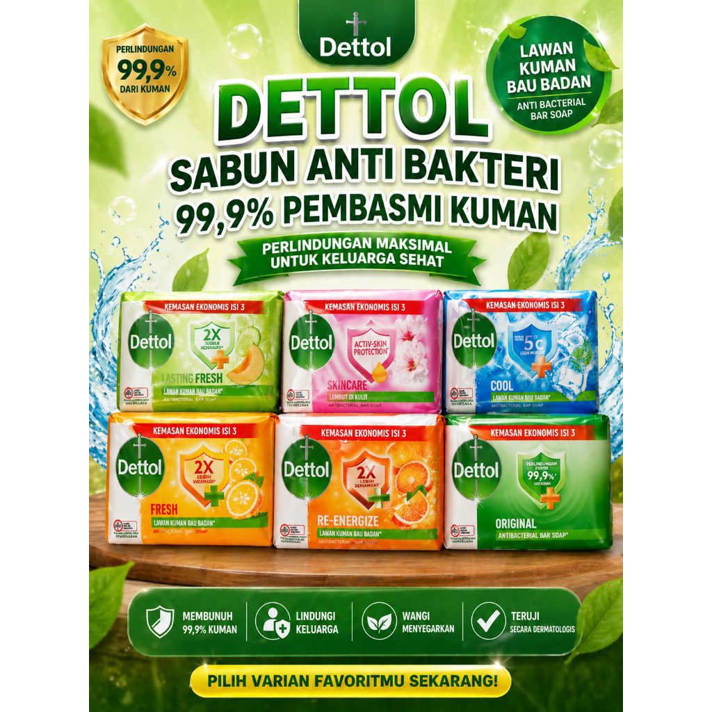 Sabun Dettol 100g 1dus