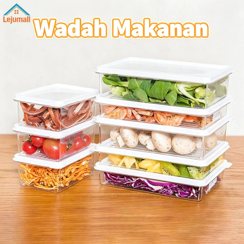 Lejumall Kotak Penyimpanan Kulkas Wadah Makanan Kotak Makanan Kotak Penyimpanan Makanan Food Storage